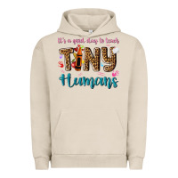 Pigment French Oak its a good day to teach tiny humans Urban Hoodie - NancyCooperArtShop