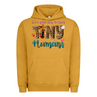 Pigment Peanut Butter its a good day to teach tiny humans Urban Hoodie - NancyCooperArtShop