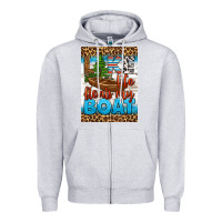 Heather Grey lake life floats my boat air freshener Zipper Hoodie - HRA Design Shop