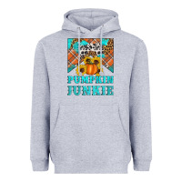 Heather Grey pumpkin junkie Heavyweight Hoodie - Artiststas