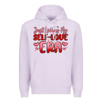 Lilac just loving my self love era Premium Hoodie - MaliasSmallBusiness