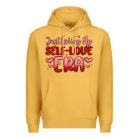 Mustard just loving my self love era Premium Hoodie - MaliasSmallBusiness