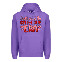 Purple just loving my self love era Premium Hoodie - MaliasSmallBusiness