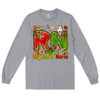 Heather Grey registered nurse juneteenth Long Sleeve Tee - Zillion Design Studio