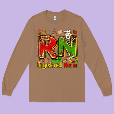Registered Nurse Juneteenth Long Sleeve Tee Designed By Zillion Design Studio