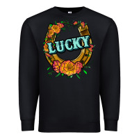 Black horseshoe lucky Premium Sweatshirt - JahusDesignShop