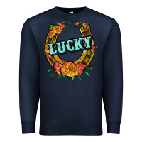 Navy horseshoe lucky Premium Sweatshirt - JahusDesignShop