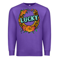 Purple horseshoe lucky Premium Sweatshirt - JahusDesignShop