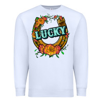 White horseshoe lucky Premium Sweatshirt - JahusDesignShop