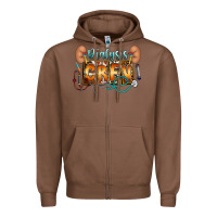 Chestnut dialysis crew Zipper Hoodie - CowhideDigitalArt