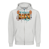 Dove Grey dialysis crew Zipper Hoodie - CowhideDigitalArt