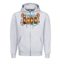 Heather Grey dialysis crew Zipper Hoodie - CowhideDigitalArt