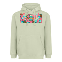 Matcha teacher floral pencil libbey glass Heavyweight Hoodie - BundleAndBundleShop