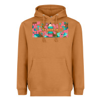 Meerkat teacher floral pencil libbey glass Heavyweight Hoodie - BundleAndBundleShop
