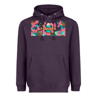 Plum teacher floral pencil libbey glass Heavyweight Hoodie - BundleAndBundleShop