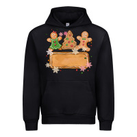 Black costom name christmas cookie Urban Hoodie - MaliasSmallBusiness