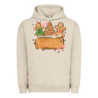 Pigment French Oak costom name christmas cookie Urban Hoodie - MaliasSmallBusiness