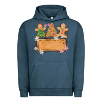 Pigment Midnight Navy costom name christmas cookie Urban Hoodie - MaliasSmallBusiness
