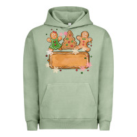 Pigment Oil Green costom name christmas cookie Urban Hoodie - MaliasSmallBusiness