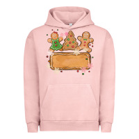 Pigment Salmon costom name christmas cookie Urban Hoodie - MaliasSmallBusiness