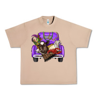 Burro Mardi Gras Truck With Farm Animals Urban Heavy Tee - RanaPortraitStore