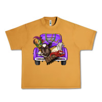 Peanut Butter Mardi Gras Truck With Farm Animals Urban Heavy Tee - RanaPortraitStore