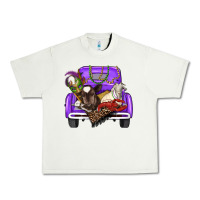 Pistachio Mardi Gras Truck With Farm Animals Urban Heavy Tee - RanaPortraitStore