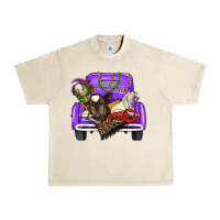 Sandshell Mardi Gras Truck With Farm Animals Urban Heavy Tee - RanaPortraitStore
