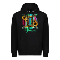 Black Gemini Premium Hoodie - RanaPortraitStore
