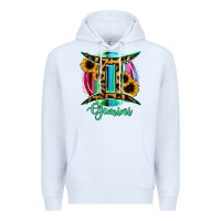 White Gemini Premium Hoodie - RanaPortraitStore