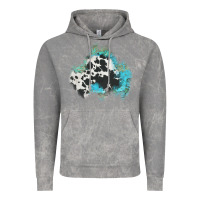 Cloud Rock cowhide turquoise patch Vintage Hoodie - AdoDesignShop