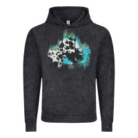 Vintage Black cowhide turquoise patch Vintage Hoodie - AdoDesignShop