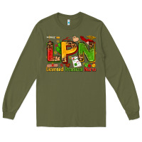 Army Green licensed practical nurse Long Sleeve Tee - Zillion Design Studio