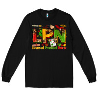 Black licensed practical nurse Long Sleeve Tee - Zillion Design Studio