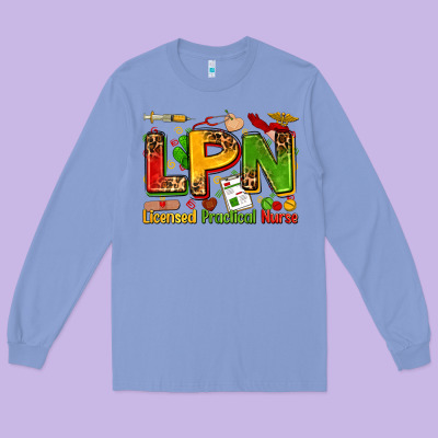 Licensed Practical Nurse Long Sleeve Tee Designed By Zillion Design Studio