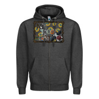 Charcoal Heather not today heifer Zipper Hoodie - SublimationCraftShop