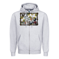 Heather Grey not today heifer Zipper Hoodie - SublimationCraftShop