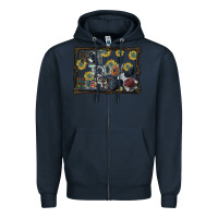 Navy not today heifer Zipper Hoodie - SublimationCraftShop
