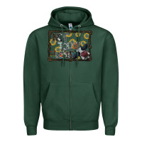 Sports Green not today heifer Zipper Hoodie - SublimationCraftShop