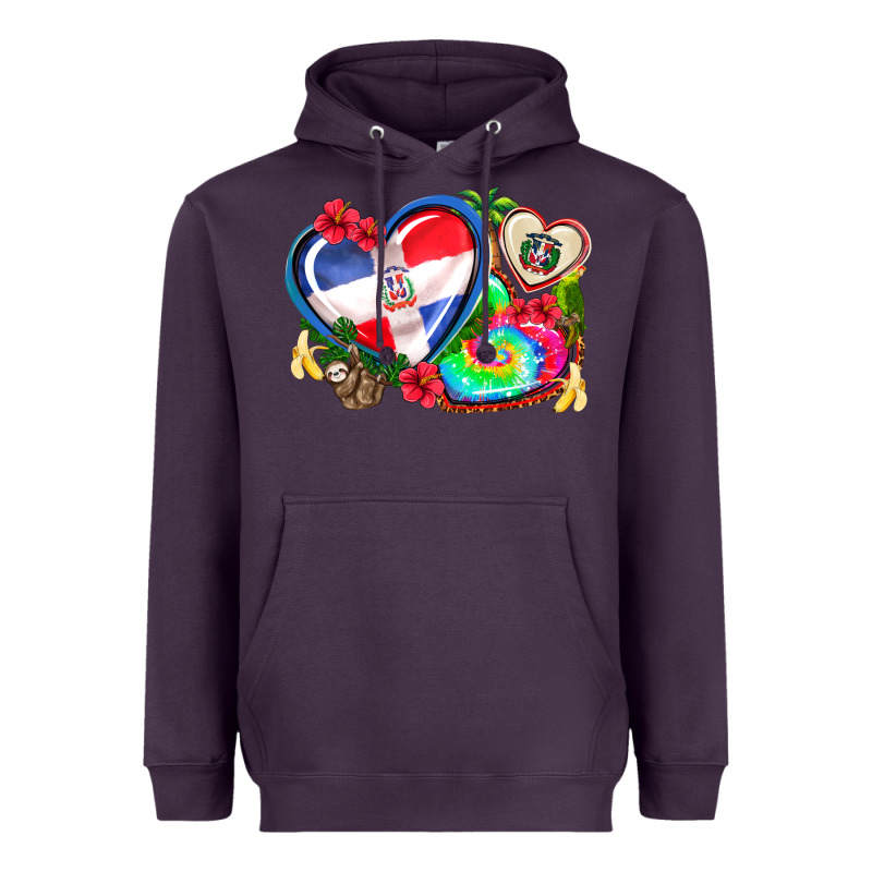 Western Leopard  Dominican Republic  Hearts Heavyweight Hoodie by AdoDesignShop | Teevron