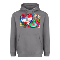 Storm western leopard  dominican republic  hearts Heavyweight Hoodie - AdoDesignShop