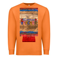 Carrot all american teacher 12 oz slim can cooler Premium Sweatshirt - Artiststas