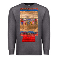 Charcoal Heather all american teacher 12 oz slim can cooler Premium Sweatshirt - Artiststas