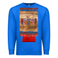 True Royal all american teacher 12 oz slim can cooler Premium Sweatshirt - Artiststas