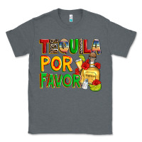 Charcoal Heather tequila por favor Classic Tee - Zillion Design Studio