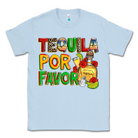 Dusty Blue tequila por favor Classic Tee - Zillion Design Studio