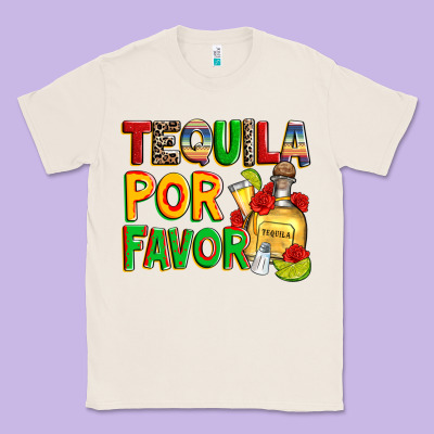 Tequila Por Favor Classic Tee Designed By Zillion Design Studio
