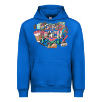 Cobalt coffee teach repeat teacher Urban Hoodie - NancyCooperArtShop
