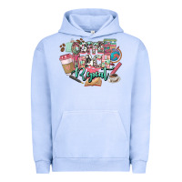 Pigment Grape Ice coffee teach repeat teacher Urban Hoodie - NancyCooperArtShop