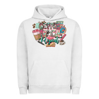 Pigment Lunar Rock coffee teach repeat teacher Urban Hoodie - NancyCooperArtShop